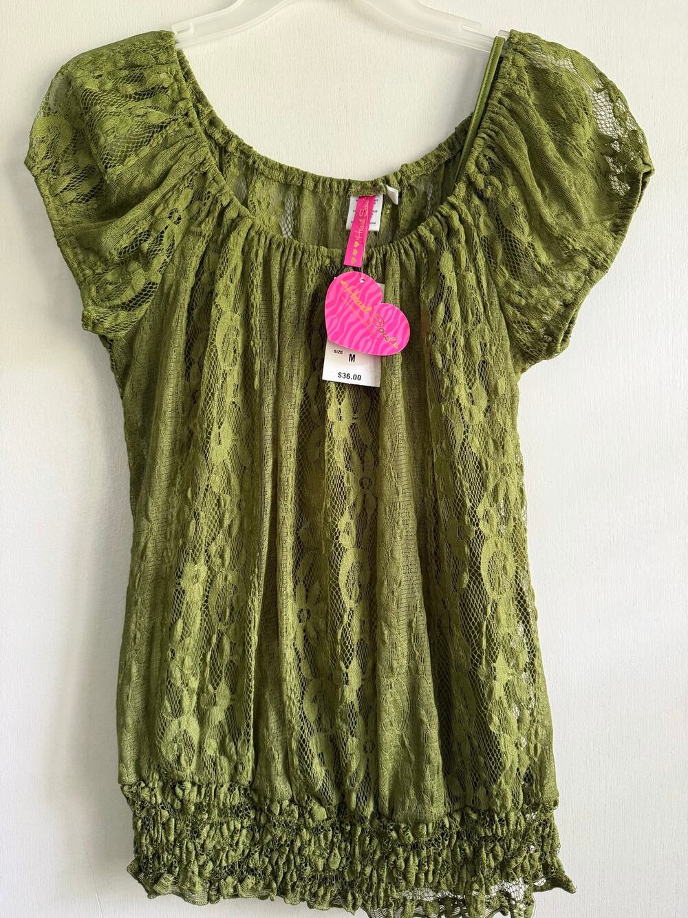 Heart Soul Green Top